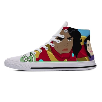 

Marvel Rising Heart of Iron High Top Canvas Fashion Lightweight Shoes Sneakers Breathable Shoes for Women Men