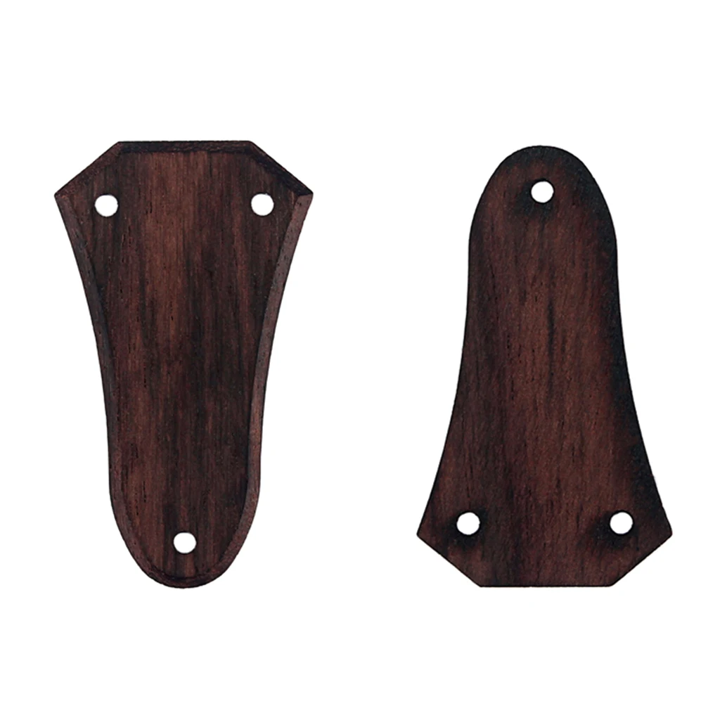Exquisite Rosewood 3 Holes Truss Rod Cover Plate For Acoustic/Electric Guitar Pack Of 2