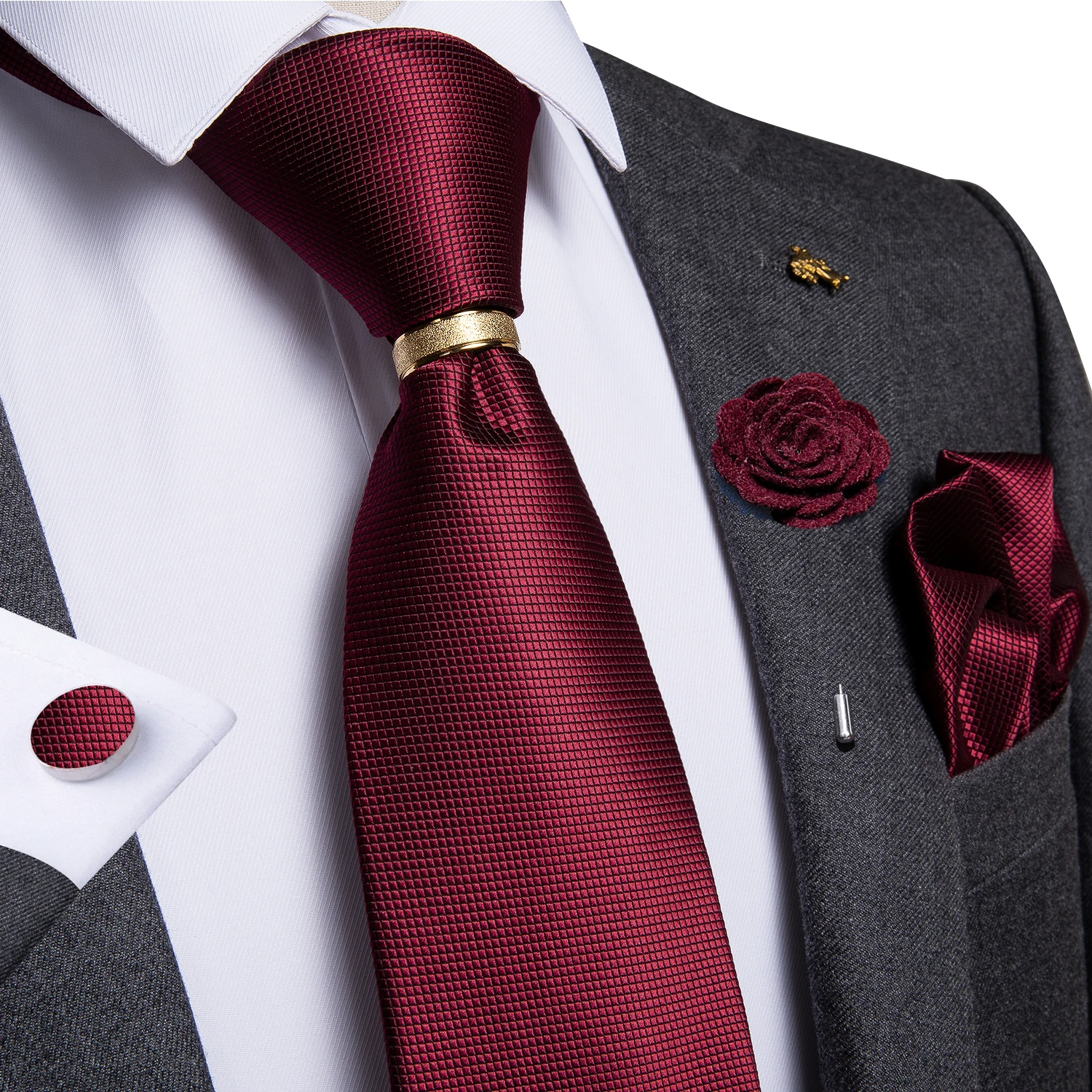 Mens Designer Luxury Rings | Luxury Men's Cufflinks Set | Men Tie