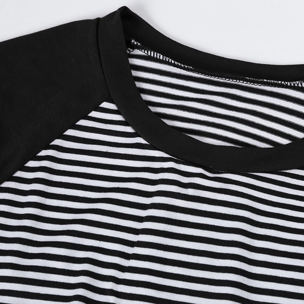 Womens Long Sleeve Stripe Maternity Nursing Dress for Breastfeeding winter pregnant dress nightgown cotton sleepwear dress D20