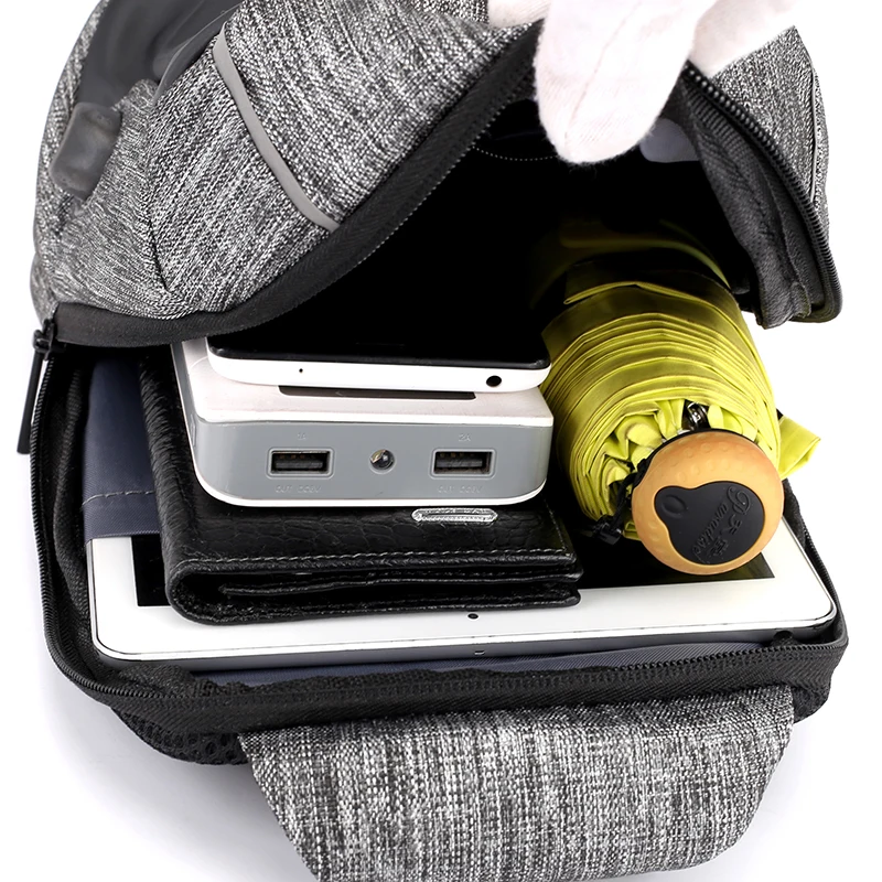 Aelicy зарядка через USB Оксфорд Водонепроницаемая через плечо сумка для мужчин многофункциональная сумка-мессенджер Оксфорд унисекс нейлоновая нагрудная сумка на спине