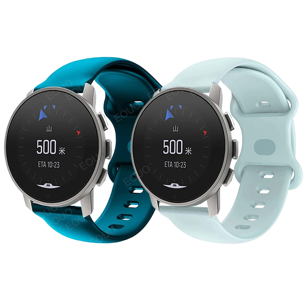 Ремешок спортивный силиконовый для SUUNTO 9 PEAK удобный браслет смарт-часов 3