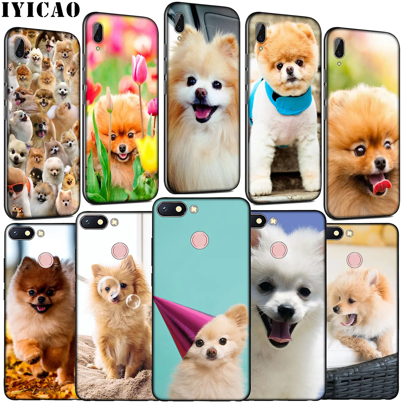 Мягкий силиконовый чехол для телефона IYICAO Pomeranian dog dogs Xiaomi Redmi Note 8 8T 8A 7 7A 6 6A 5 5A K30 K20