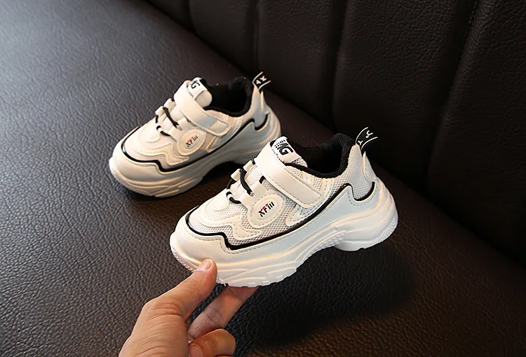 Children's Sports Shoes Spring and Autumn New Breathable Baby Simple Casual Shoes Comfortable Non-slip Girls Shoes