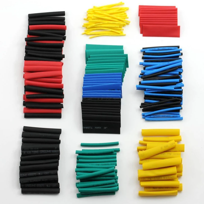 164x Heat Shrink Tubing Insulation Shrinkable Tube Wire Cable Sleeve Accessories 
