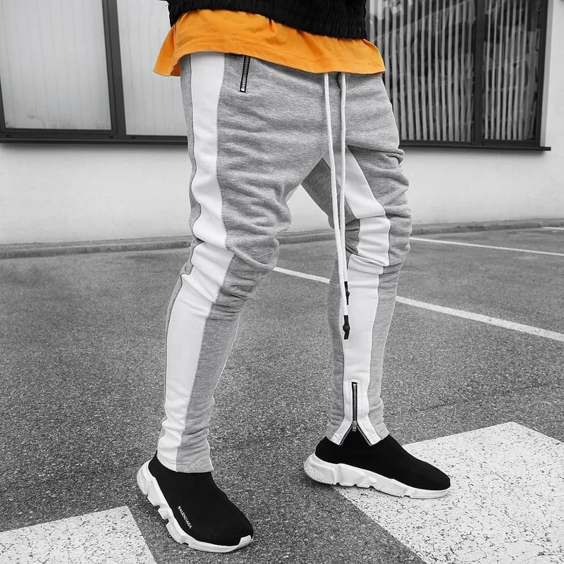 Mens Joggers Casual Pants Fitness Men Sportswear Tracksuit Bottoms Skinny Sweatpants Trousers Black Gyms Jogger Track Pants sport jogging trousers
