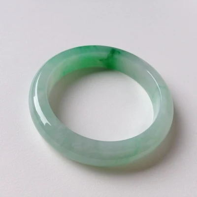 

zheru jewelry natural Myanmar jadeite 54-64mm green two-tone bracelet elegant princess jewelry best gift