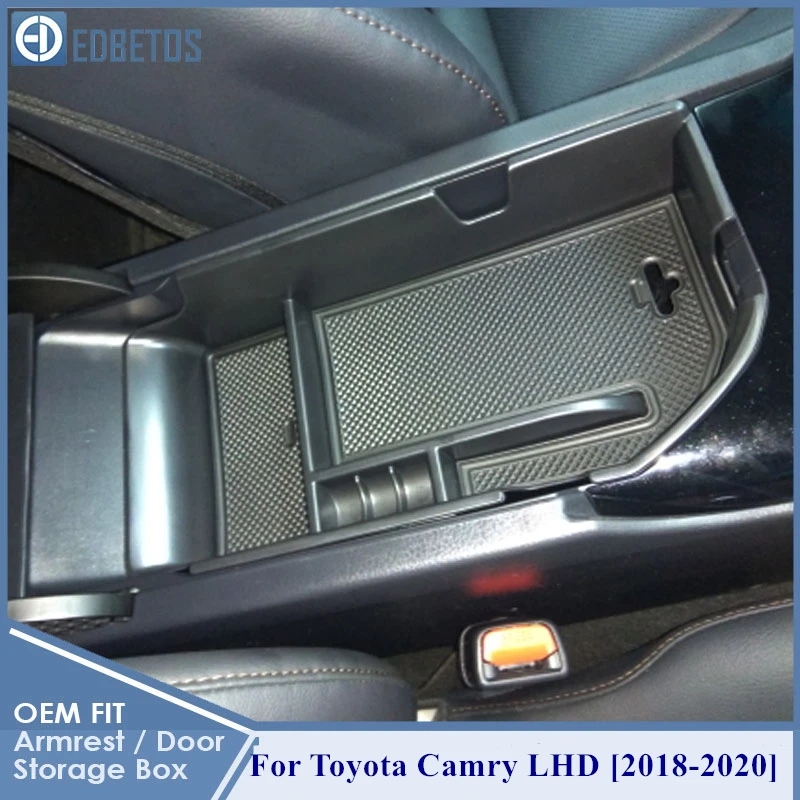 Центральный поддон органайзер для Toyota Camry 2018 2019 2020 LHD подлокотник держатель