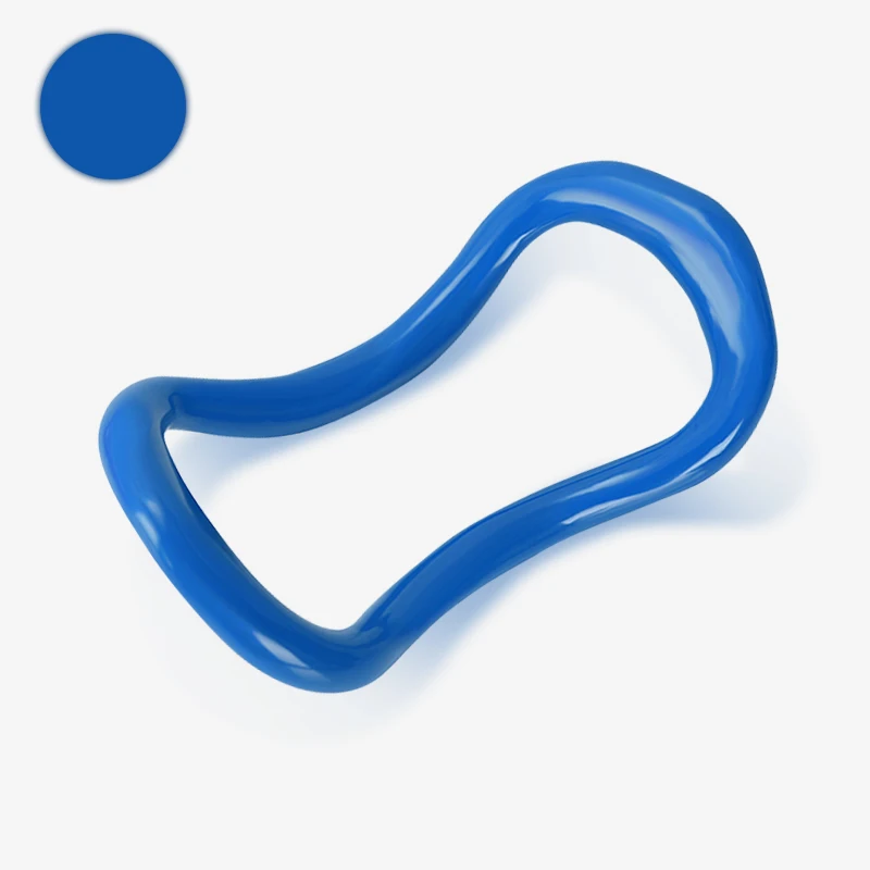 Blue Кольцо для йоги круг оборудование для упражнений многофункциональная тренировка Пилатес фитнес тренировка эспандер тренажерный зал дома Быстрая - Цвет: Blue
