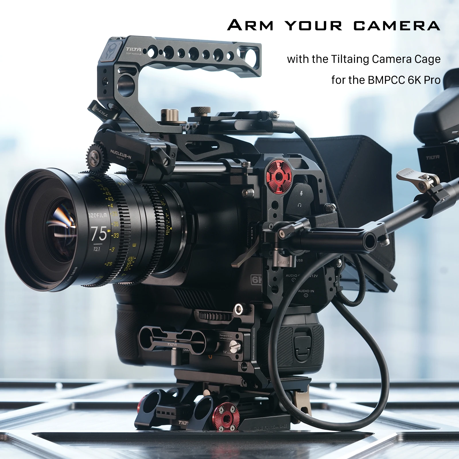 Tilta-câmera Cage para Dslr Rig Acessório de Alça Superior Cabo r s Placa Base Ta-t11-a Bmpcc 6k Pro g2 Bmpcc 6k Pro - Image 4