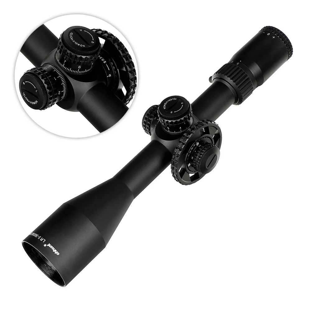 Ohhunt LR 5-30x50 SFIR Охотничий прицел Тактическое стекло Травленая прицельная сетка Красная подсветка Боковые параллаксные турели Блокировка сброса Прицел