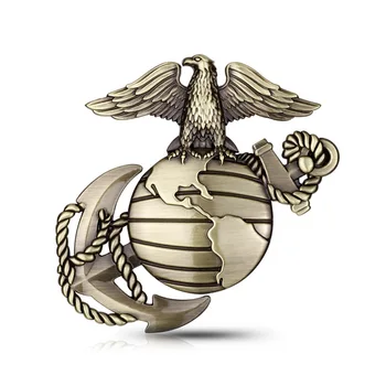 

20PCS/LOT Auto Refitting Marine Corps 3D Metal Car Logo Eagle Personalized Car Stickers Side Logo Rear Trim Badge Emblem