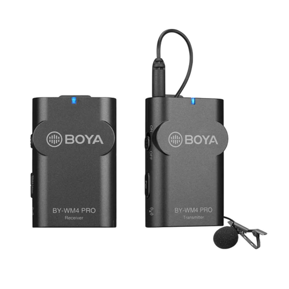 

BOYA Phone Digital Wireless Lavalier Microphone 2.4G Dual Channel System for iPhone 11 Pro Huawei Mate 30 Pro Samsung Galaxy Mic