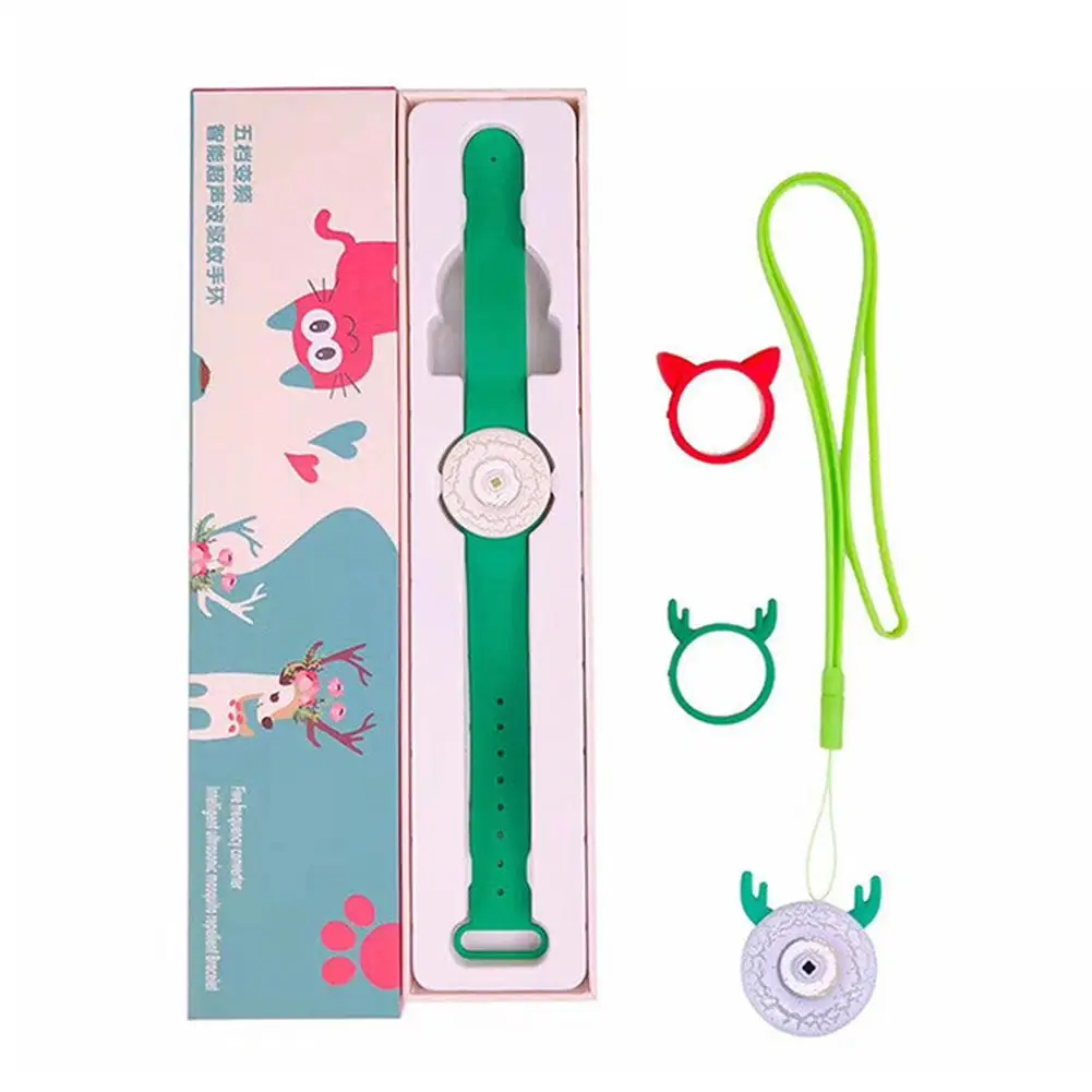 Ультразвуковой репеллент от комаров умный USB зарядка Водонепроницаемый Анти