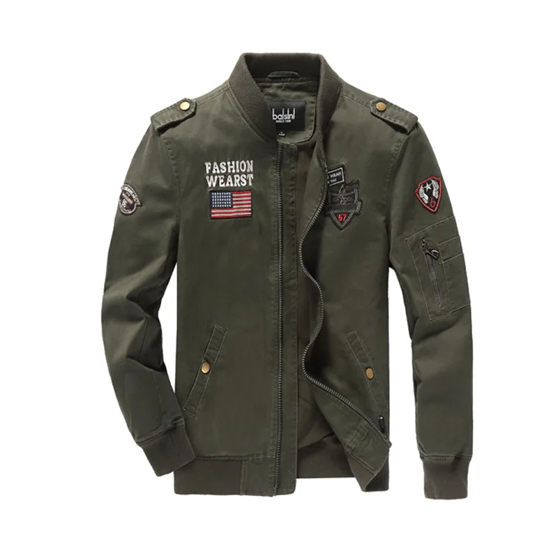 

Spring And Autumn New Style Men Jacket Men'S Wear Air Force One Jacket Men's