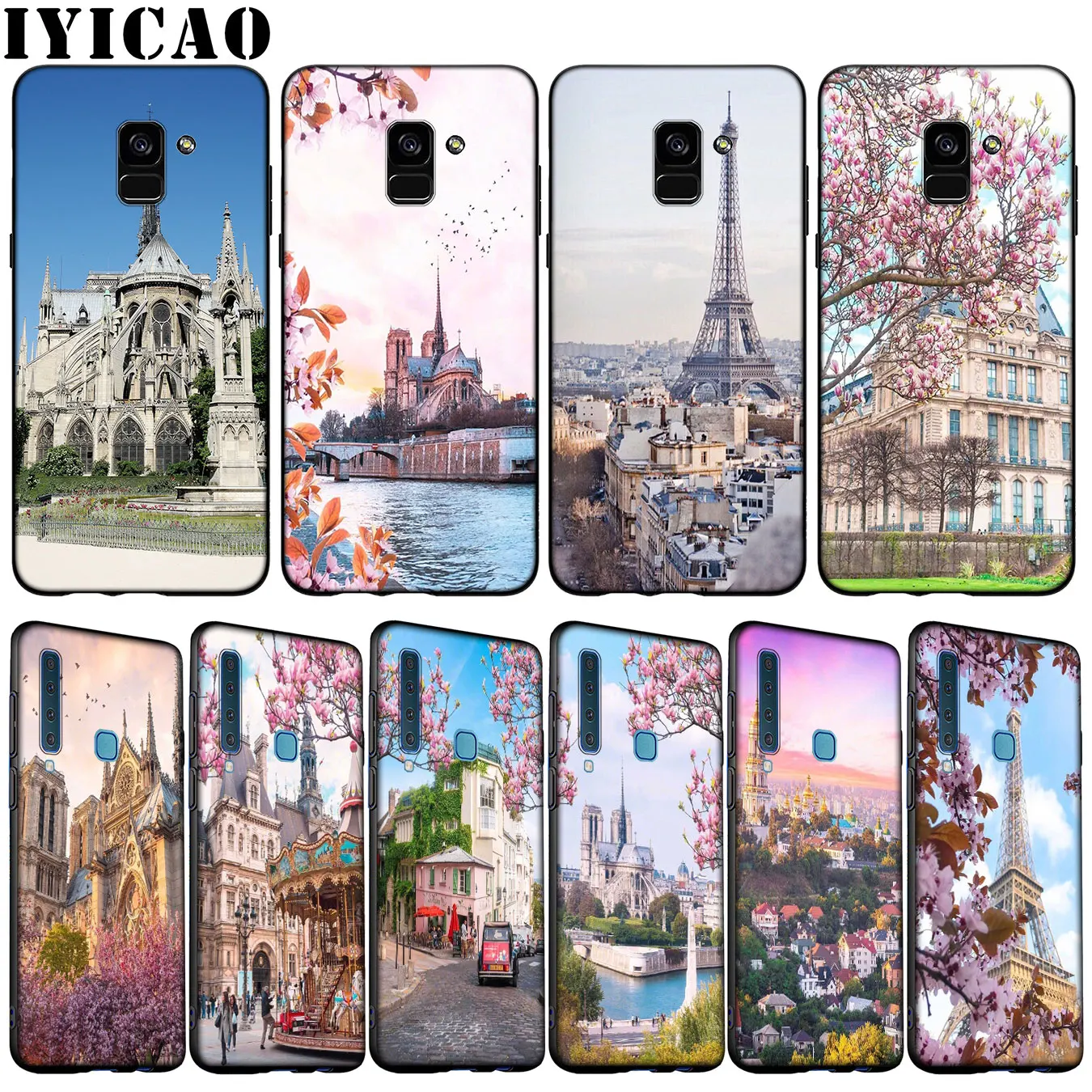 Романтический город Парижа фантастический чехол для Samsung Galaxy A51 A71 A81 A91 A41 A21 A11 A01 A2