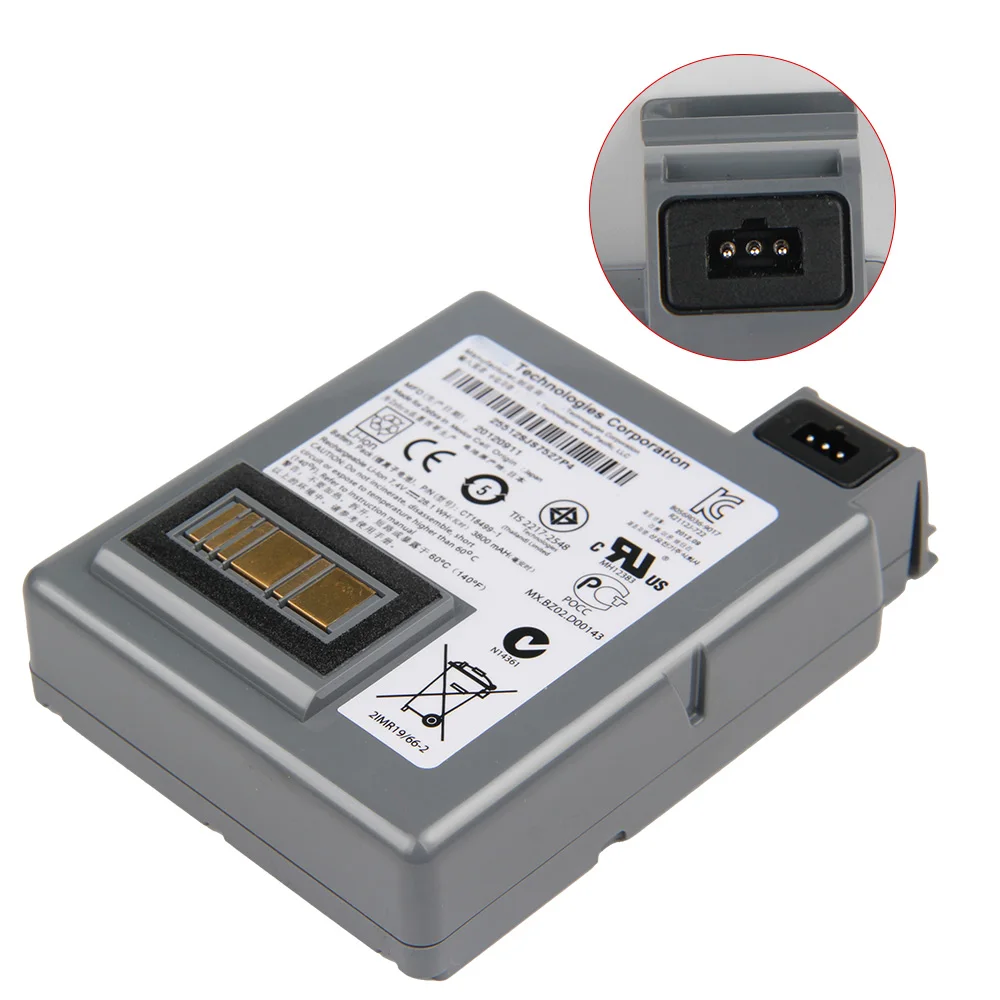 Original Replacement Battery CT18499-1 For Zebra P4T Mobile Printers Batteries 3800mAh
