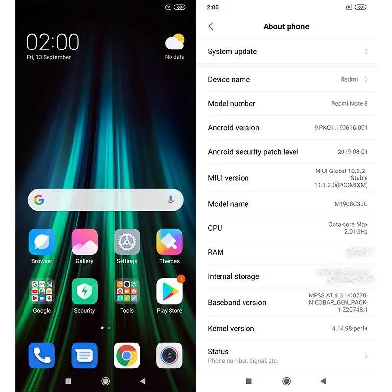 Global ROM Xiaomi Redmi Note 8 4GB 64GB Smartphone Snapdragon 665 Octa Core 6.3” Display 48MP Quad Camera 4000mAh Fast Charge Global ROM Xiaomi Redmi Note 8 4GB 64GB Smartphone Snapdragon 665 Octa Core 6.3” Display 48MP Quad Camera 4000mAh Fast Charge