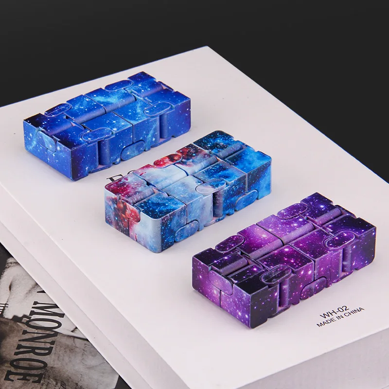 Magic Puzzle Cube Anti Stress Toys Fidget Toys Mini Fingertip Toy For Children