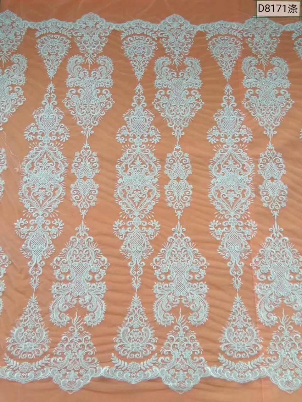 

Высококачественная кружевная ткань с вышивкой/кружевная ткань с французским бисером, аппликации для свадебного платья, 10 ярдов/лот