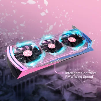 

1770/1905/2010MHz Video Game Graphics Card Core Base Game Power Cord 14GHz High Memory Frequency Yeston RX5700XT 8GD6 YA