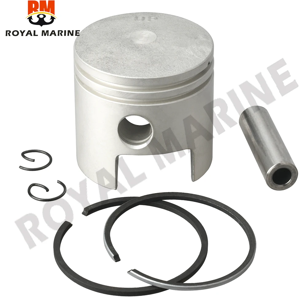 

PISTON KIT RING SET ASSY 677-11631 677-11630 647-11610 fit Yamaha Outboard 5HP - 8HP 50MM boat engine parts