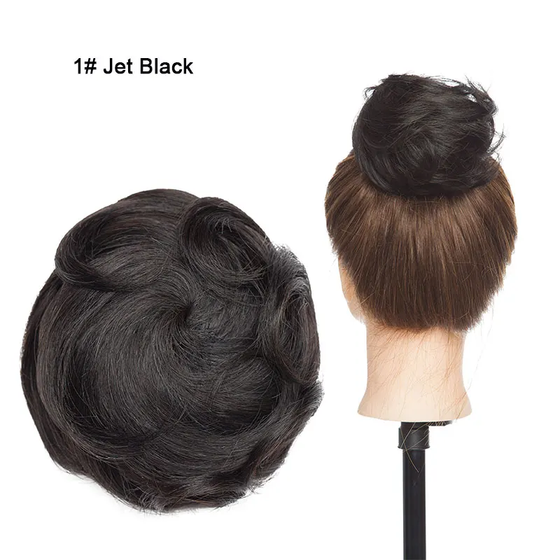 chignon para mulher não-remy bun cabelo peças