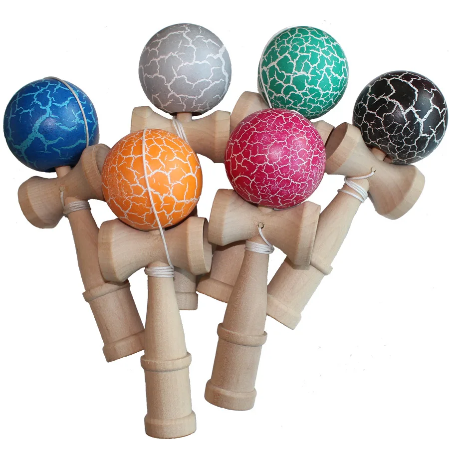 1PCs Kids Wooden Kendama Toys Skillful Juggling Ball Toys Stress Relief Educational Toy Adult Children Outdoor Sport Toy Balls 7