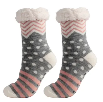 

Women's Winter Christmas Slippers Floor Socks Super Soft Warm Comfortable Fuzzy Fleece Lining Slippers Slippers Socks F04*