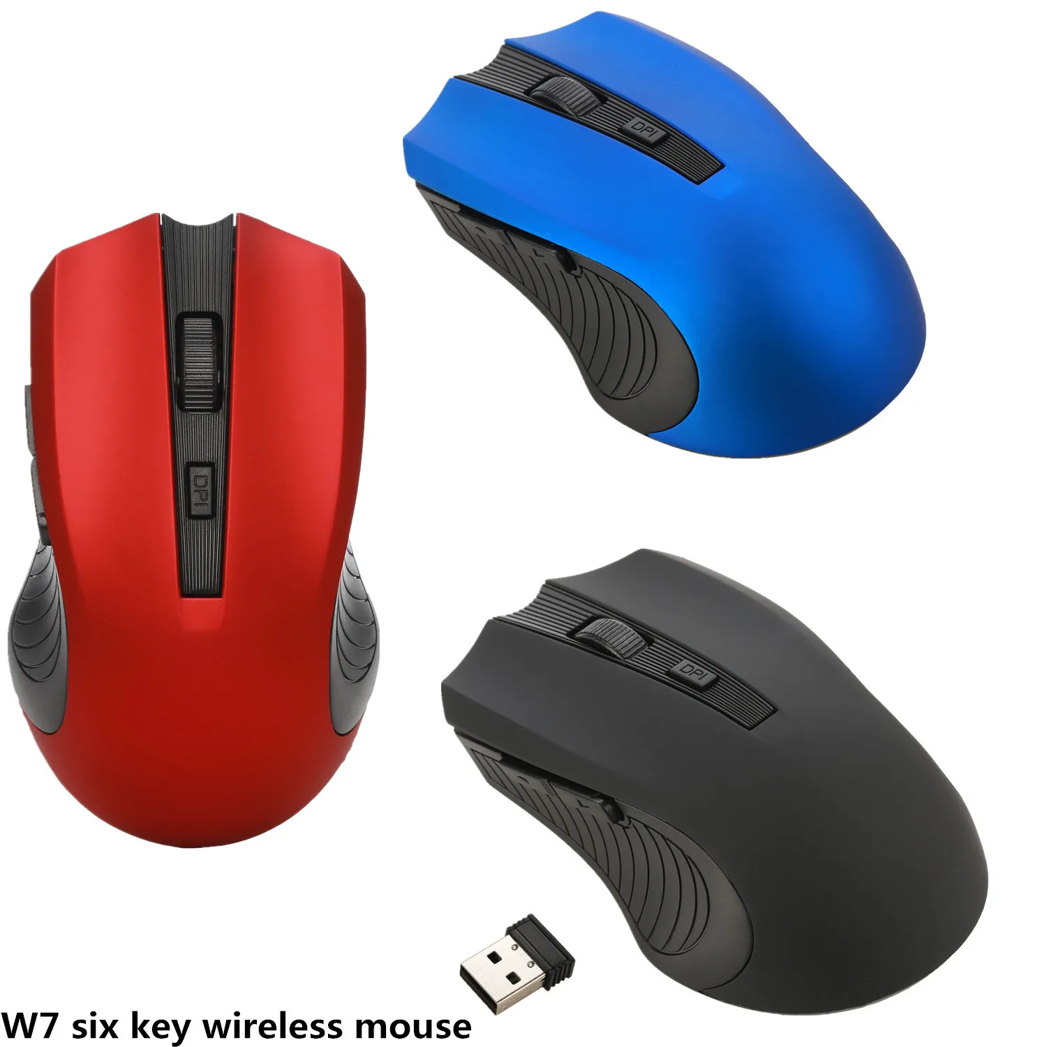 

XQ New 2.4G Wireless Mouse 1600DPI Comfortable Hand Feeling Ergonomic Optical Mouse Computer Mouse Gaming Mouse for Laptop Pc