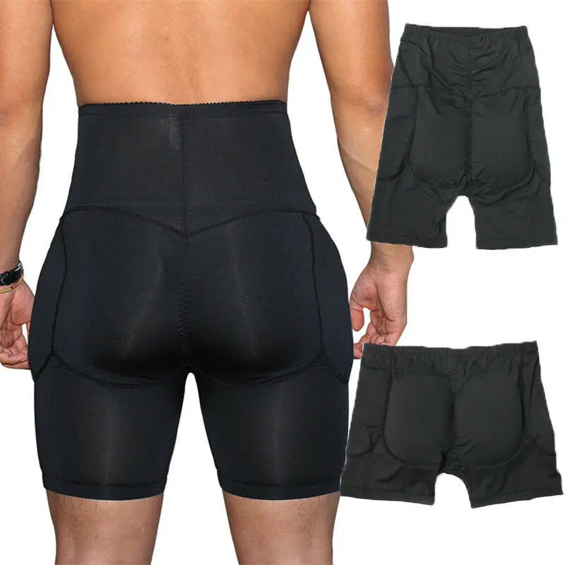 Men Butt Enhancer Mens Butt and Hip Enhancer Booty Padded Underwear Panties Body Shaper Butt Lifter Panty Stomach Molded Shapewear Boxers