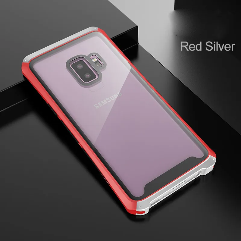 Роскошный металлический чехол S9 для samsung S9, металлический корпус, оправа закаленное стекло, защита от падения, чехол для samsung Galaxy S9, защитный чехол, Funda