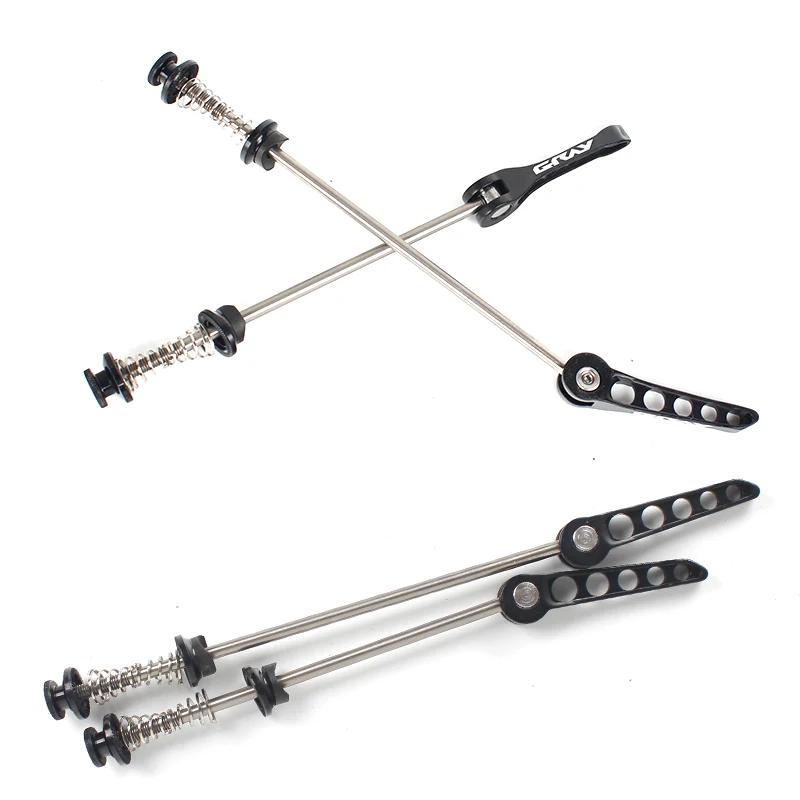 1 Pair Bicycle Hubs Screw Rods Titanium Alloy Hubs Axis Screw Qr Skewer