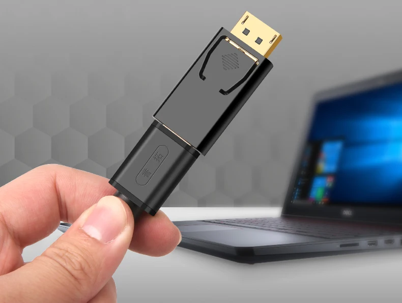 Adaptador Conversor de Display Port a HDMI 4K 60 Hz 9 Adaptador Conversor de Display Port a HDMI 4K 60 Hz