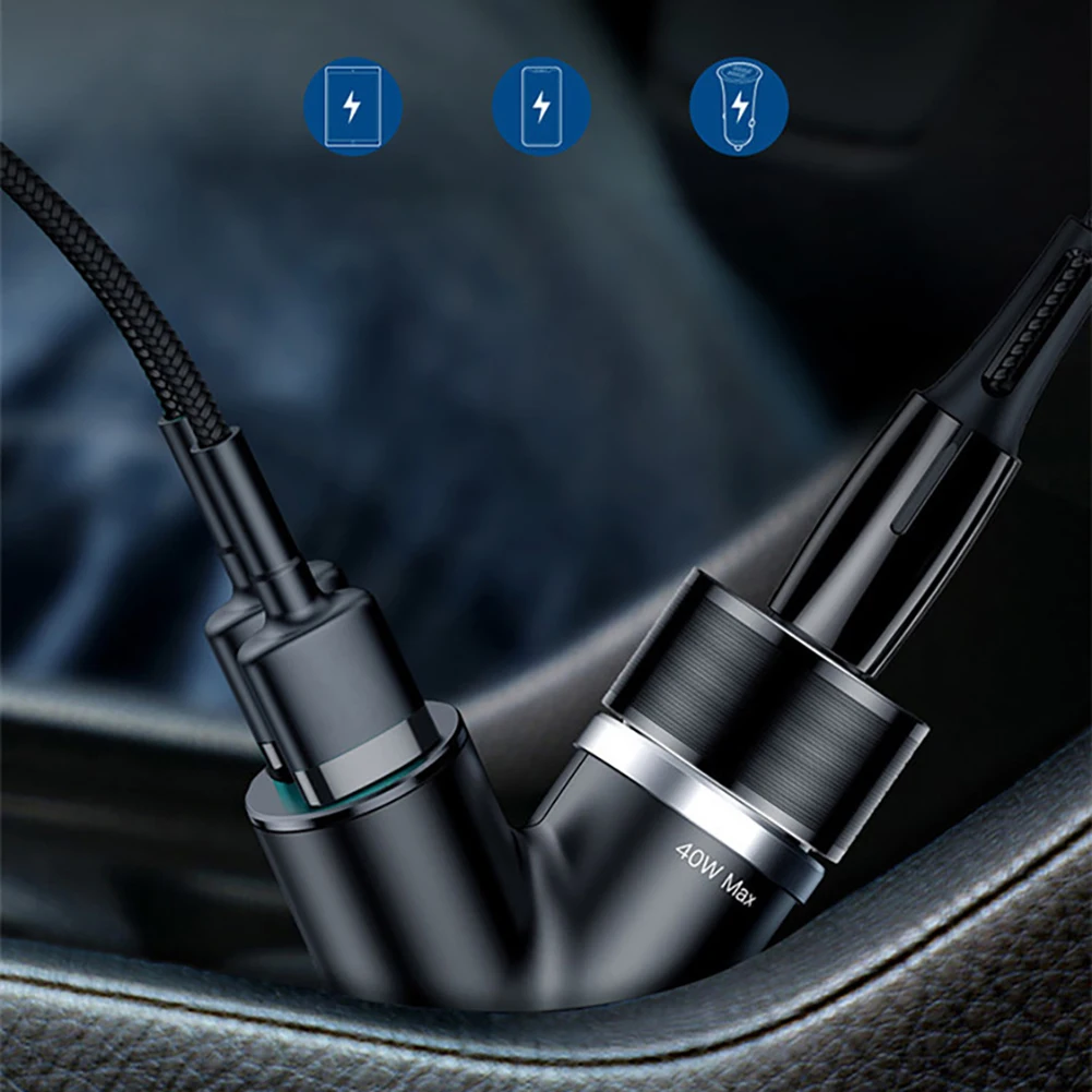 Двойное USB Автомобильное зарядное устройство для iPhone samsung Xiaomi Mi Быстрая зарядка автомобильный адаптер зарядного устройства для телефона мобильное автомобильное зарядное устройство