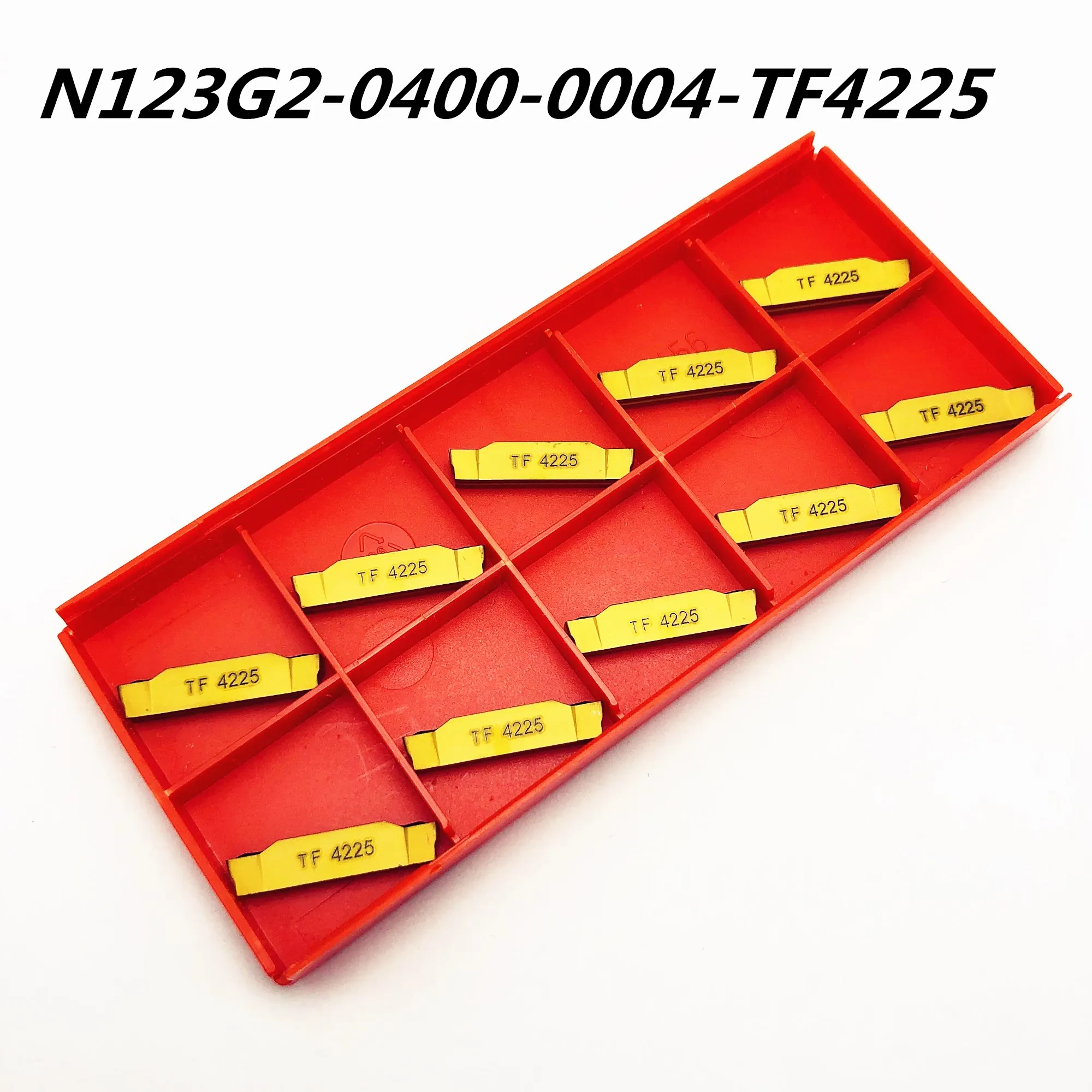 

Tungsten Carbide Slotting Tool N123G2 0400 0004 TF 4225 4mm Metal Turning Tool CNC Machine Tools Milling Tool N123 G2 Lathe Tool