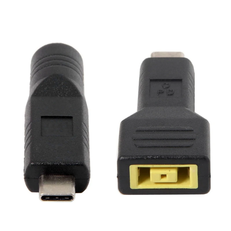 1 шт. прямоугольный разъем для входа Lenovo в usb c Type C адаптер питания зарядки