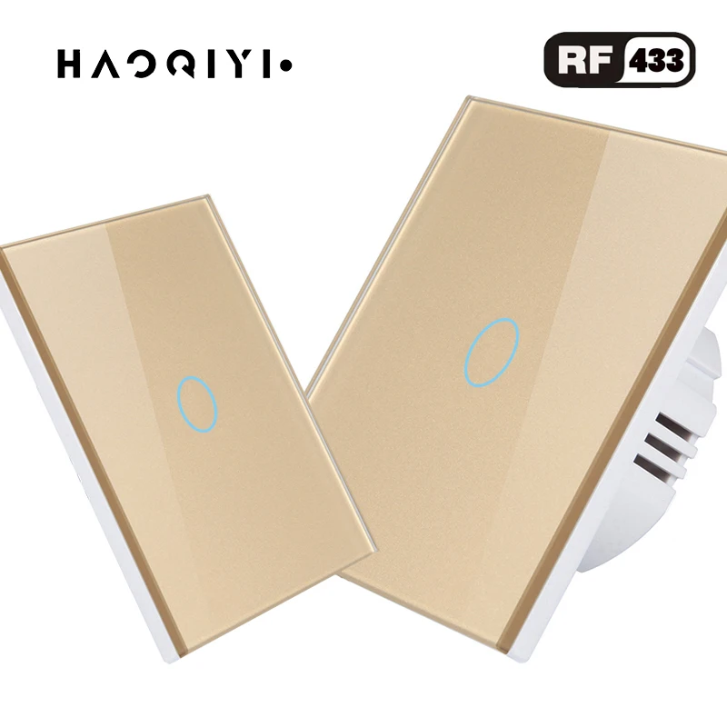 

HAOQIYI RF433 control, remote control, single touch, light switch