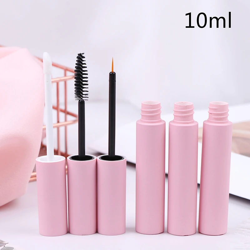 

10ml Pink Lip Gloss Tubes Empty Lip Balm Bottle Empty Eyeliner Mascara Cosmetic Container Packing Container 1.5*10.5cm