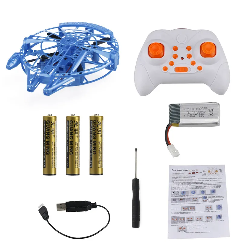 Blue SL-2212A 6-канальный высокоскоростной один ключ взлет отношение держать модели RC Квадрокоптер 30 м расстояние управления - Цвет: Blue