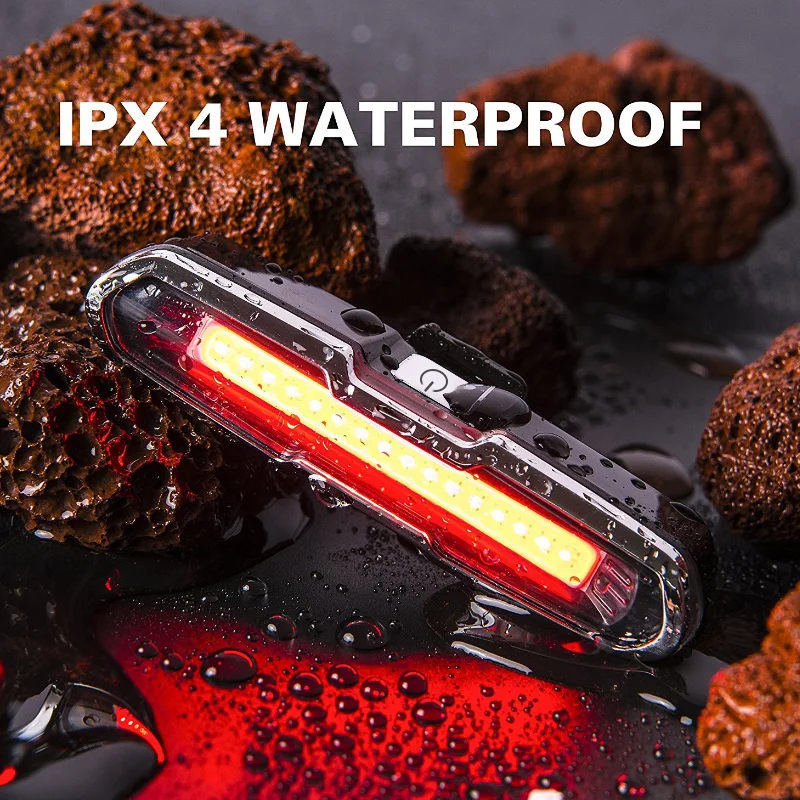 Sale Bike Tail Light USB Rechargeable 168Lumens Ultra Bright Bicycle Rear Light LED Waterproof 5 Modes Cycling Taillight For Bicycle 2