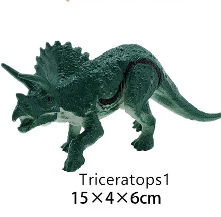 Triceratops1 1 шт., модель динозавра, игрушечный динозавр, Птерозавр, трицерозавр, Парк Юрского периода, детские игрушки, T-REX игрушка для обучения подарки - Цвет: Triceratops1