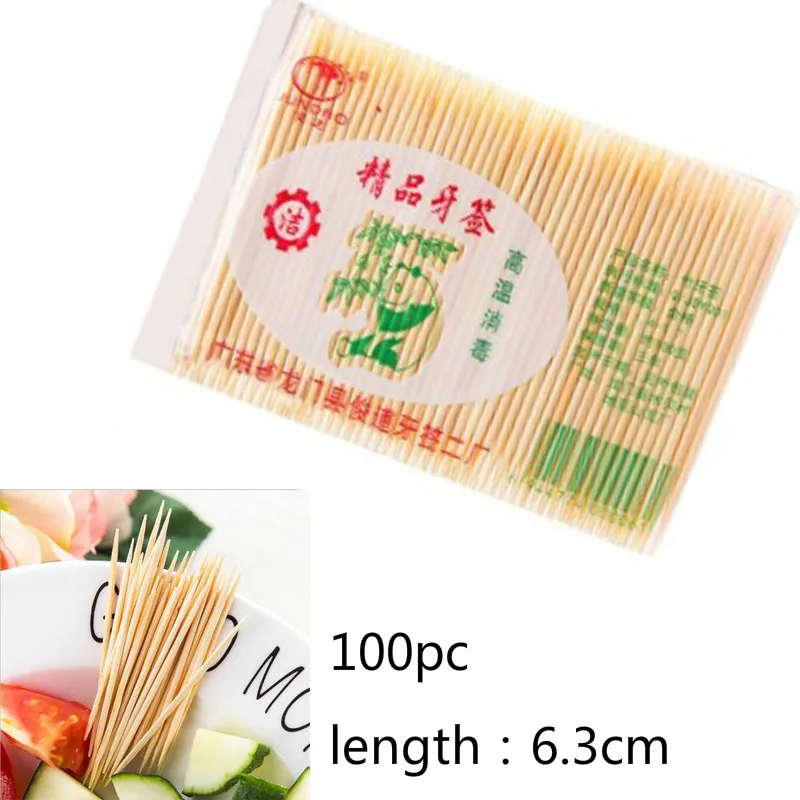 10x6.5cm New Creative Plastic Love Toothpick Box Holders Pressing Type Automatic Toothpick Bottle Box Plastic Toothpick Can Box - Цвет: 100PC Toothpick