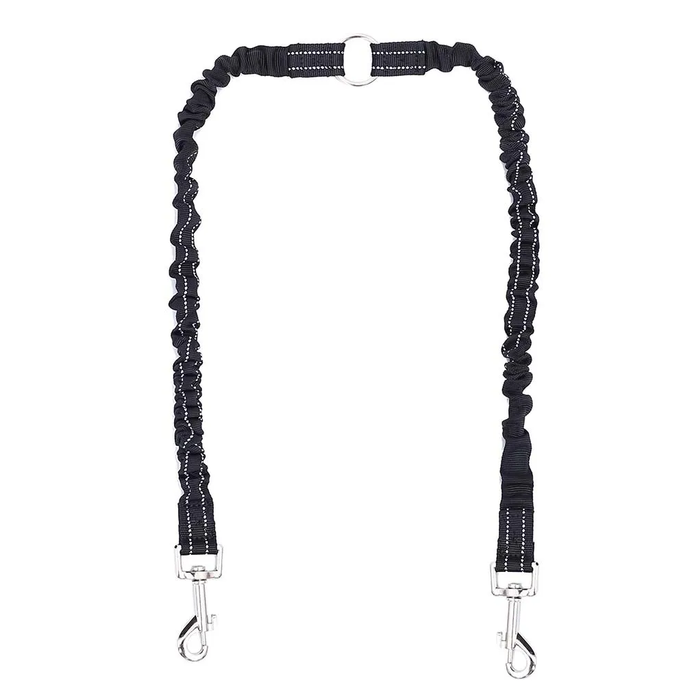Best Dog Leash Double head P type Metal Buckle Elastic Explosion Proof Impact Traction Belt Dog Leash German Shepherd Pet Supplies