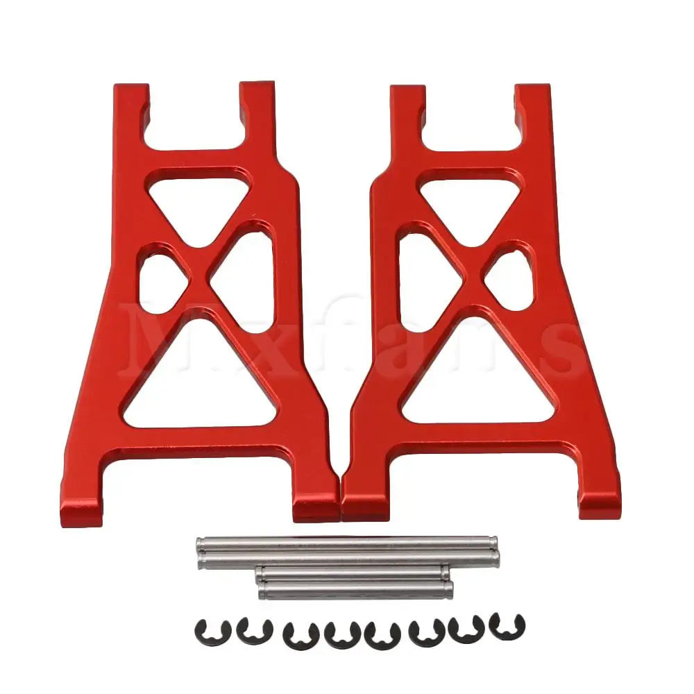 

Mxfans2 Pcs RC 1:10 Rear Suspension Arms Red for TRXXAS SLASH 2WD Model Car