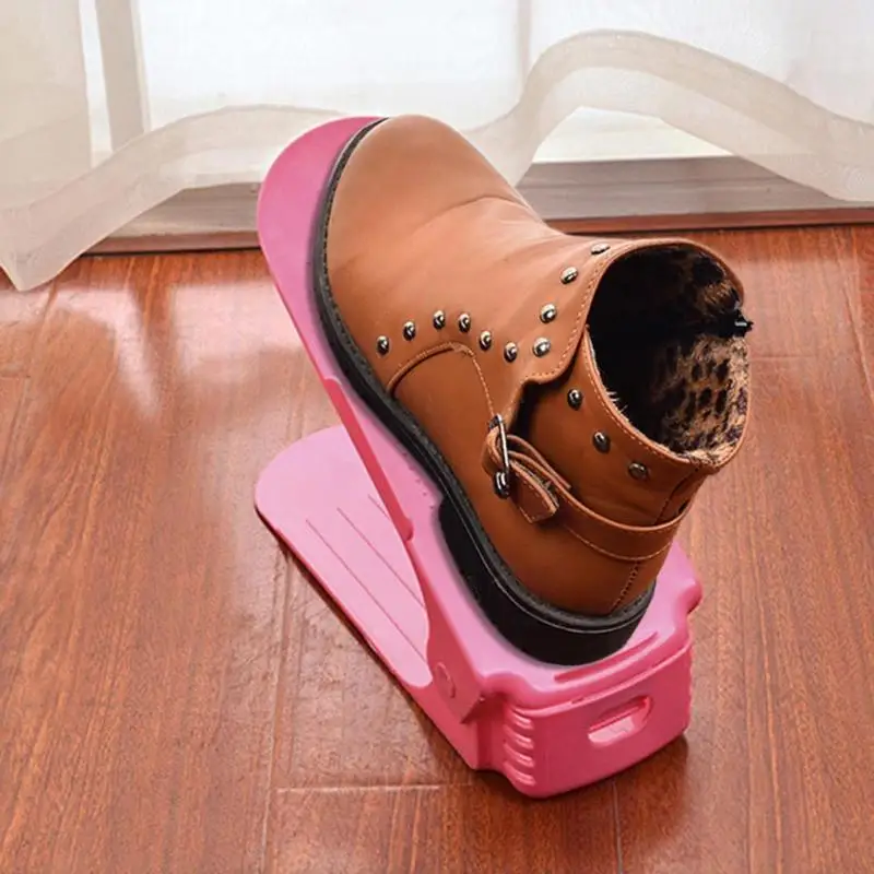 Для домашнего использования органайзер для обуви прочный регулируемый слот для поддержки обуви компактный шкаф стенд для хранения обуви
