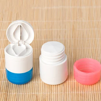 

Medicine Pill Box Pill Cutting Tablets Crusher Grinder Splitter Tablet Cutter Divider Storage Case Pill Container