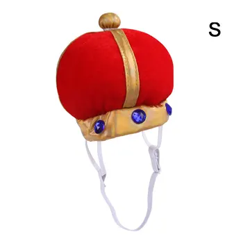 

Pet Cat Headgear Little King Queen Hat Interesting Puppy Crown Cap Costume Hat New Year Party Cosplay Accessories