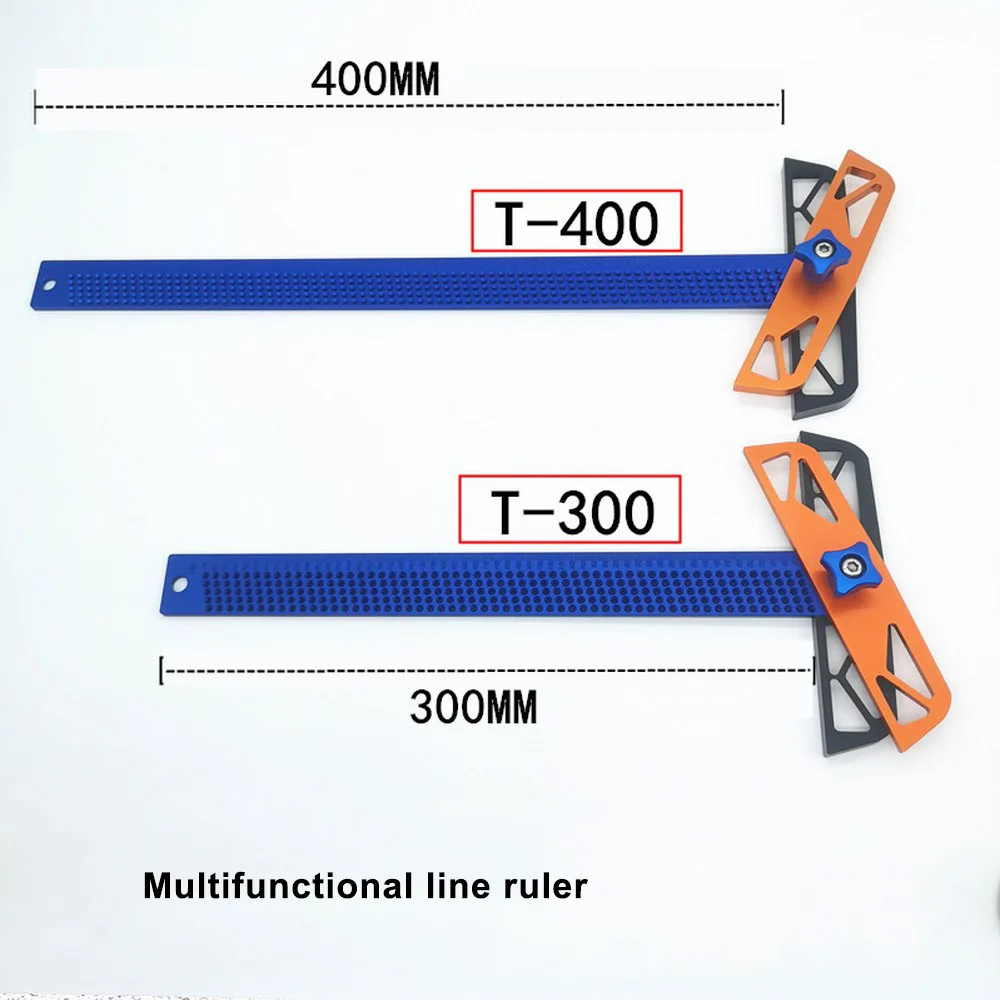 

Aluminum Alloy Woodworking Ruler T300 T400 Activity Angle Backing Right Angle Fixed By The Mountain Woodworking Scribing Tools