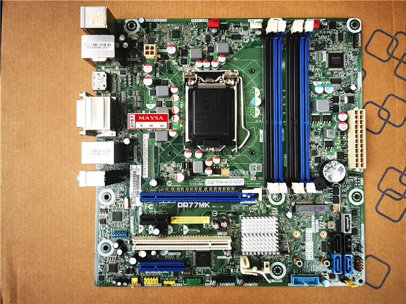 Высококачественная настольная материнская плата для DQ77MK 1155 DDR3 Q77 100% рабочий |
